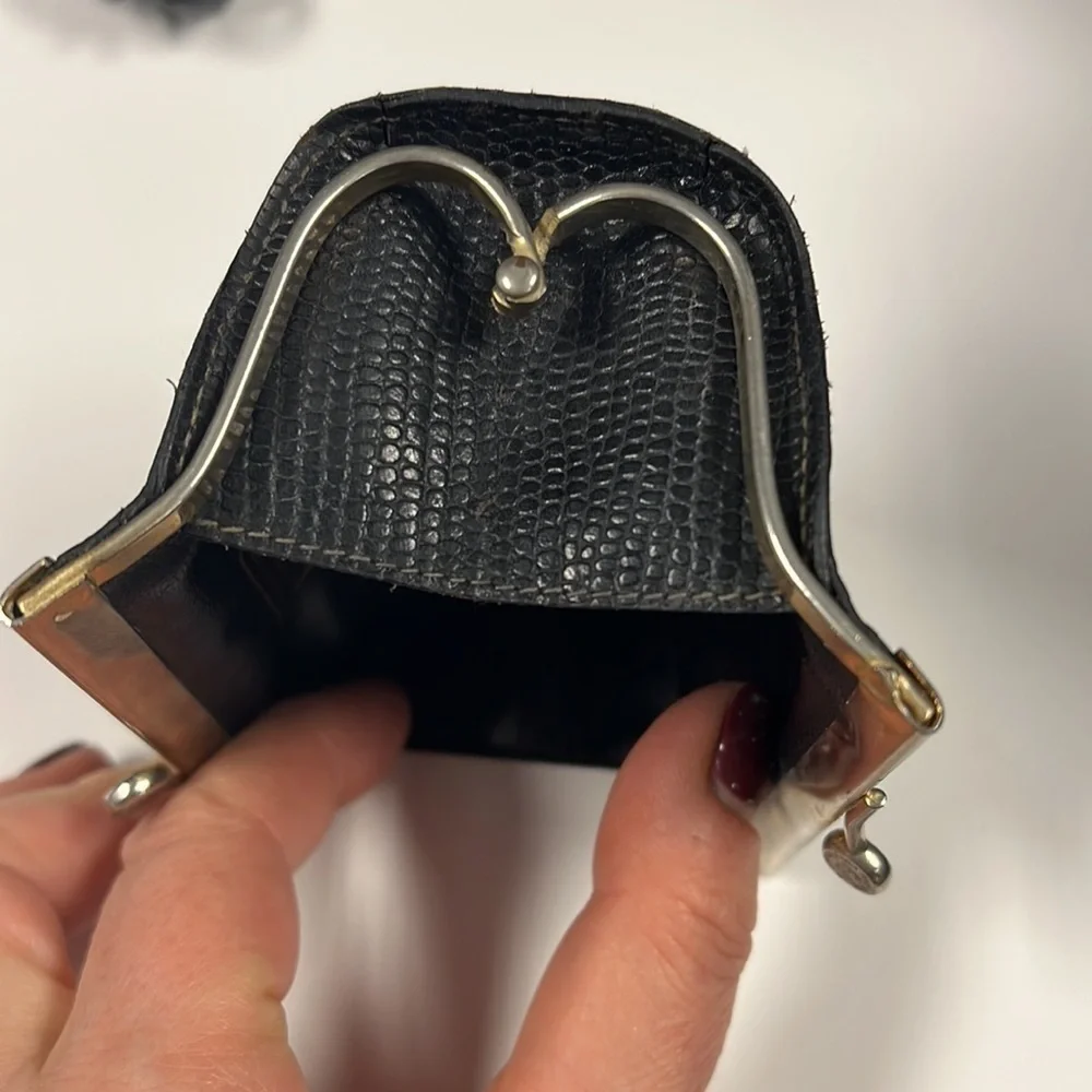 Fendi for Neiman Marcus Vintage Kisslock Wallet Change Purse